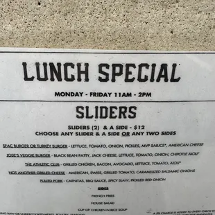 Hours posted outside that apparently aren't correct