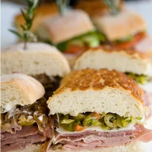 Our sandwiches are typically served on an Artisan roll, but if you would like a different type of bread just let us know!