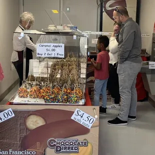 a display of bananas