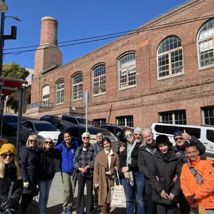 SF City Guides Cable Cars - Halfway to the Stars tour in front of Cable Car barn and museum. Not to be missed!