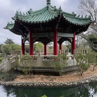 Chinese Pavilion on Blue Heron Lake