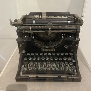 Herb Caen typewriter