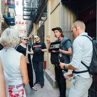 Exploring the hidden alleyways in Chinatown.