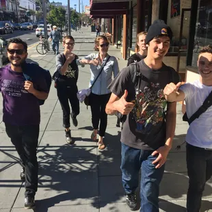 Cruising through the Castro on our Parks - Pints - Politics tour.