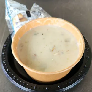 Clam chowder.