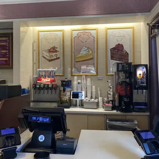 the interior of the restaurant