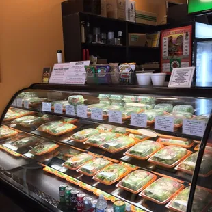 interior, sushi and sashimi