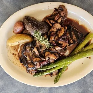 a plate of food