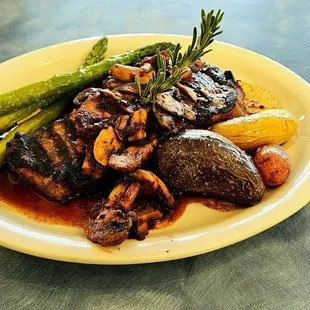 a plate of food