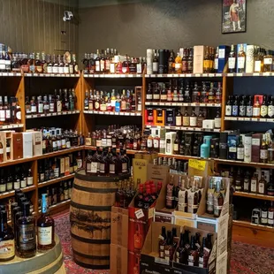 Whisk(e)y, and Brandy area