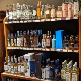 Tequilas and Mezcals.