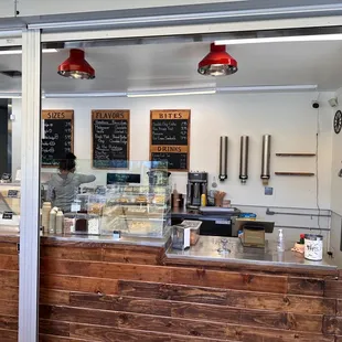 a view of the counter