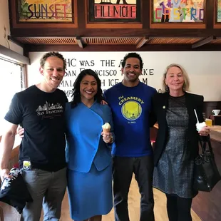 london breed and vallie brown with brothers Adar and Saadi