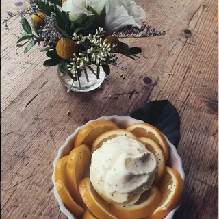 Meyer Lemon Poppy Seed ice cream