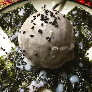 Roasted Black Sesame Ice Cream