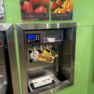 a stainless steel refridgerator