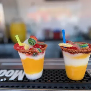 Ghost Slushy: Mango and Pina Colada