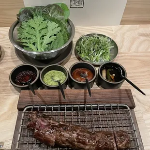 Ssam and Scallion Salad