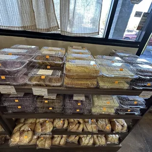 Variety of baked goods