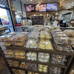 Variety of baked goods