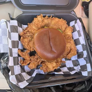 Ginormous classic chicken sandwich