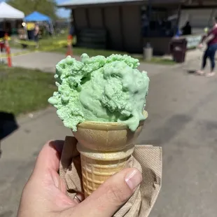 Asparagus ice cream