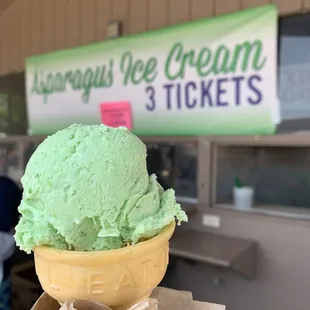 $3 asparagus ice cream
