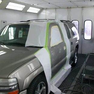 2-downdraft/ heated spray booths for factory baked finishes