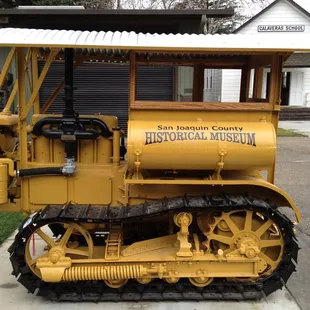 Tractor at Museum entrance