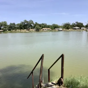 What used to be a ramp for boats