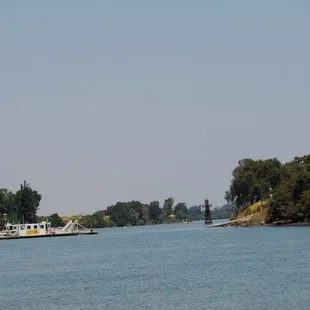 Barge on The Delta near Walnut Grove, CA