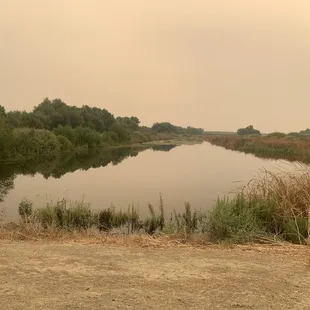 Pond along the main drag