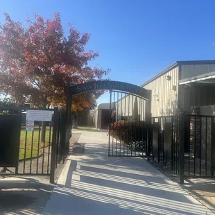 View of front entrance from parking lot