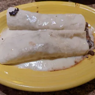 Cheese steak burrito