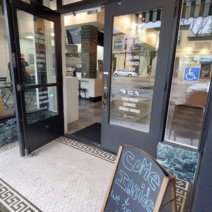 Entrance on Santa Clara St.