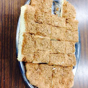 Crumb cake for dessert one day