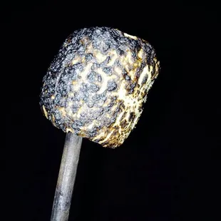 Burnt marshmallow I ate - yum