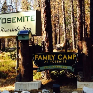 Don't go to the Inn, follow SJ Family Camp sign