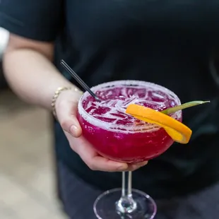 Dragon fruit margarita