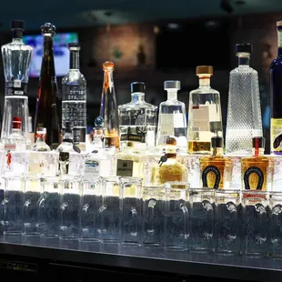 Full bar with over 50 tequila selection.