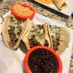 Carne asada tacos