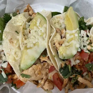 Chicken tacos