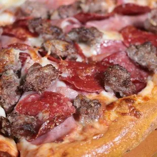 All Meat Pizza- meat lovers
