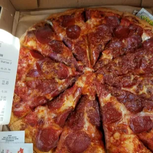 Triple Pepperoni Pizza