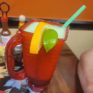 44 oz margarita, Uber on the way