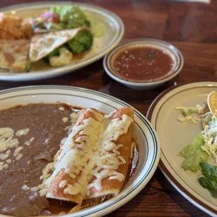 Lunch #1 and quesadilla