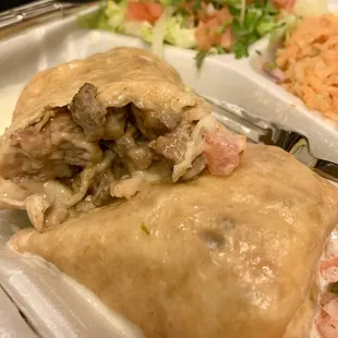 Steak chimichanga
