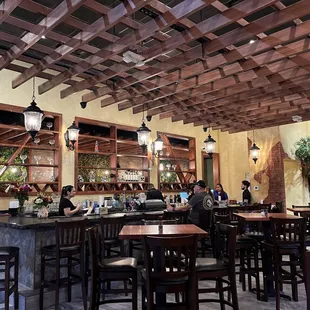 Bar area/dining room