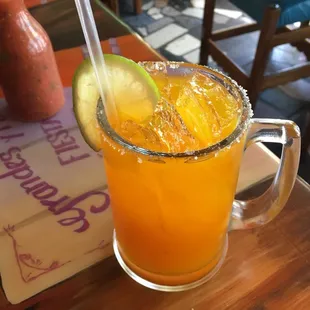 Small Mango Margarita (half price special)