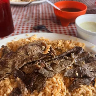 El Papi Chulo, lemon cheese sauce.